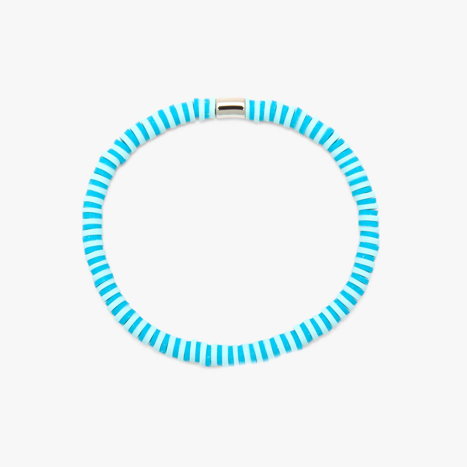 Seascape Vinyl Disc Stretch Bracelet