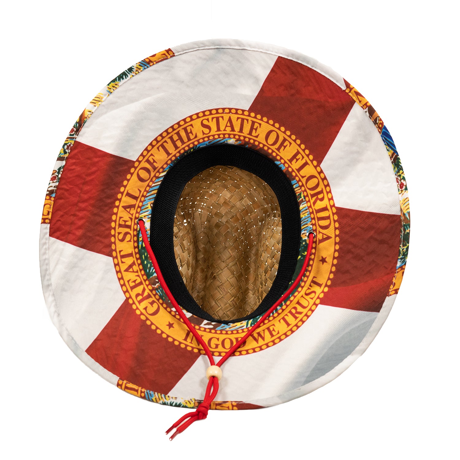 Redfish Flag Straw Hat