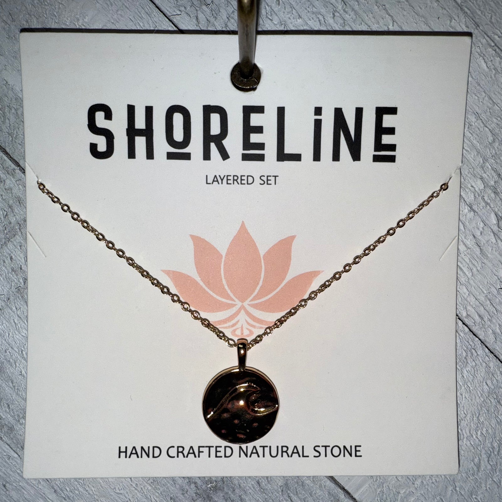 Wave Pendant Necklace