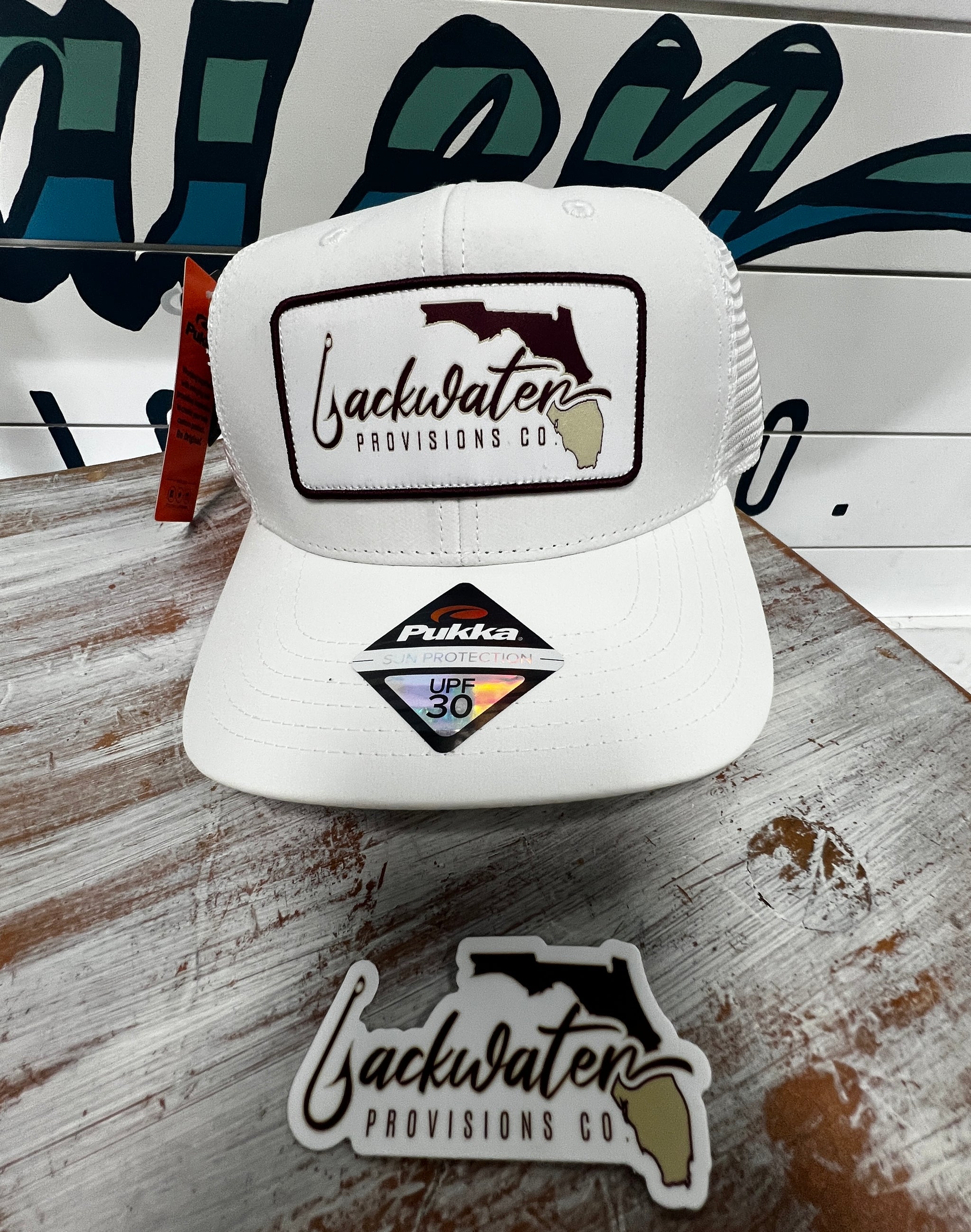 Garnet and Gold Logo Backwater Hat