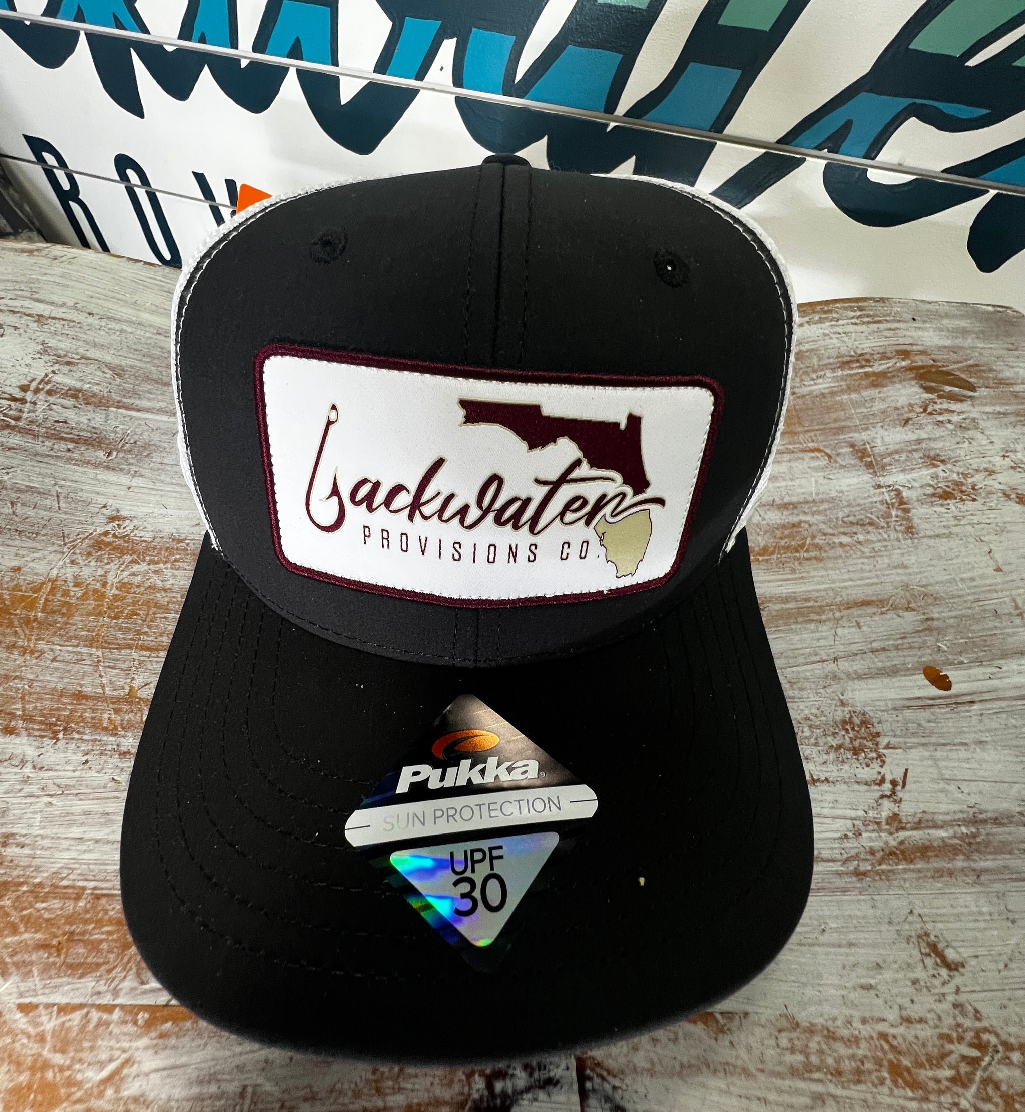 Garnet and Gold Logo Backwater Hat