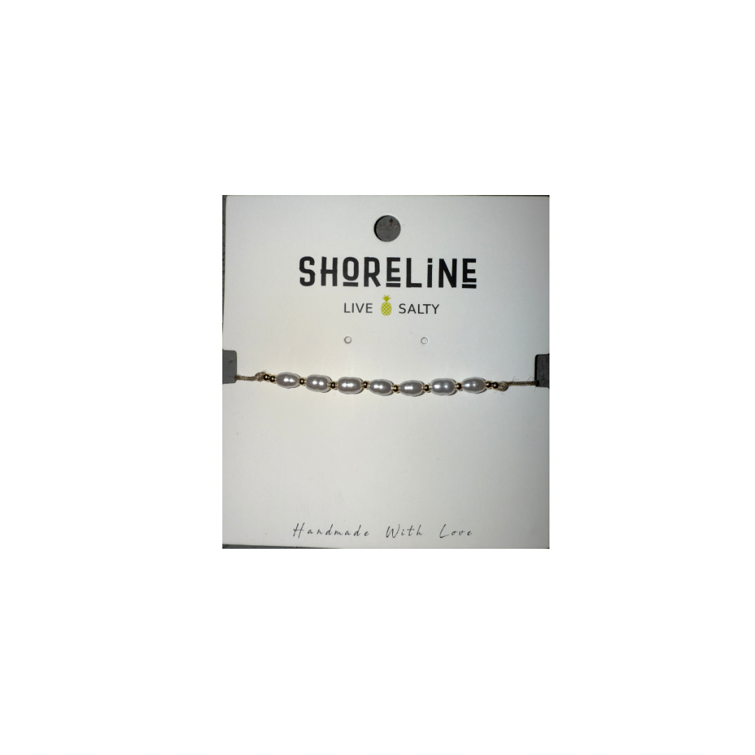 Pearl & Gold Strand Bracelet