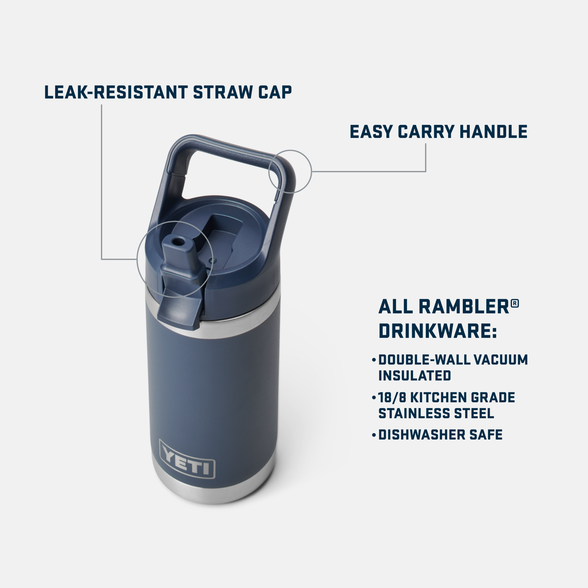 RAMBLER® JR. 12 OZ KIDS WATER BOTTLE