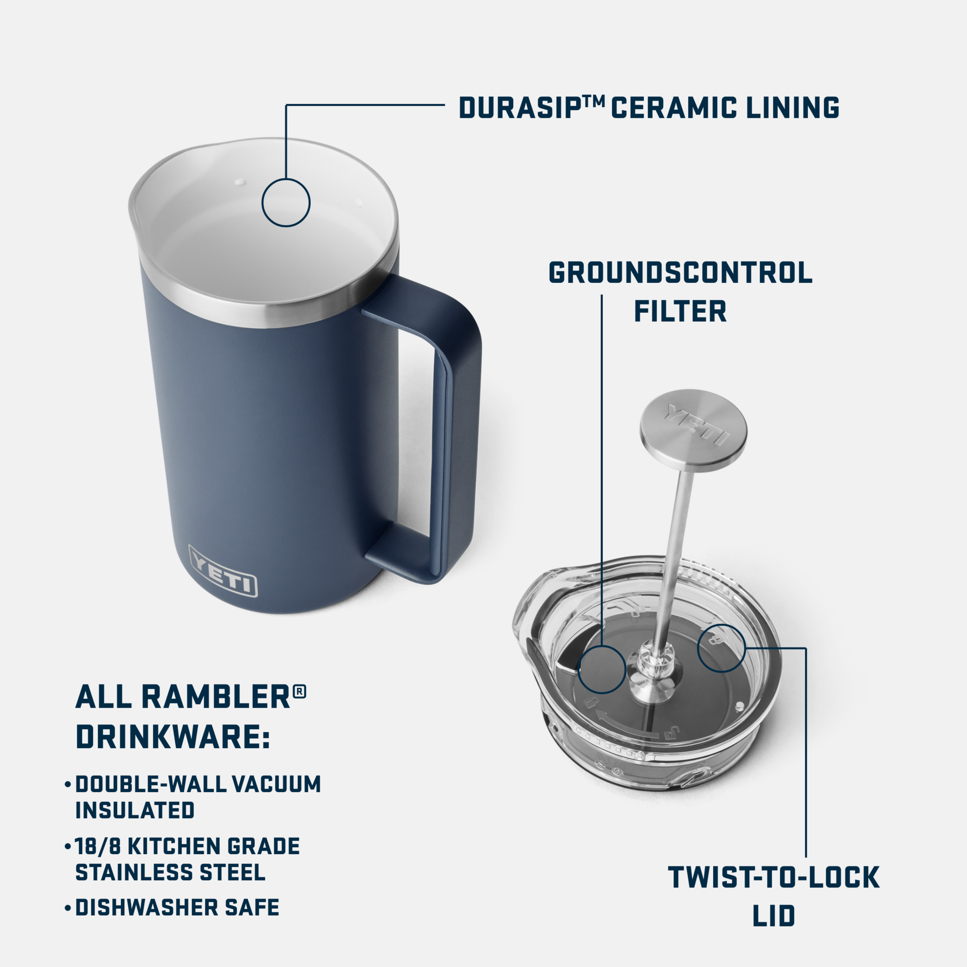 French Press 34 oz