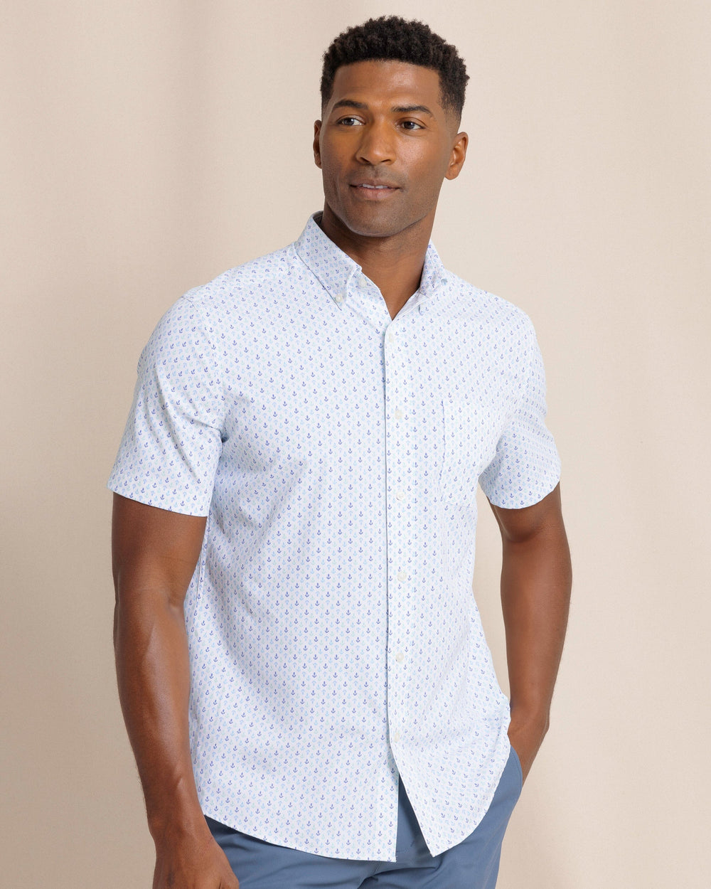 Anchors Away Intercoastal S/S Sport Shirt