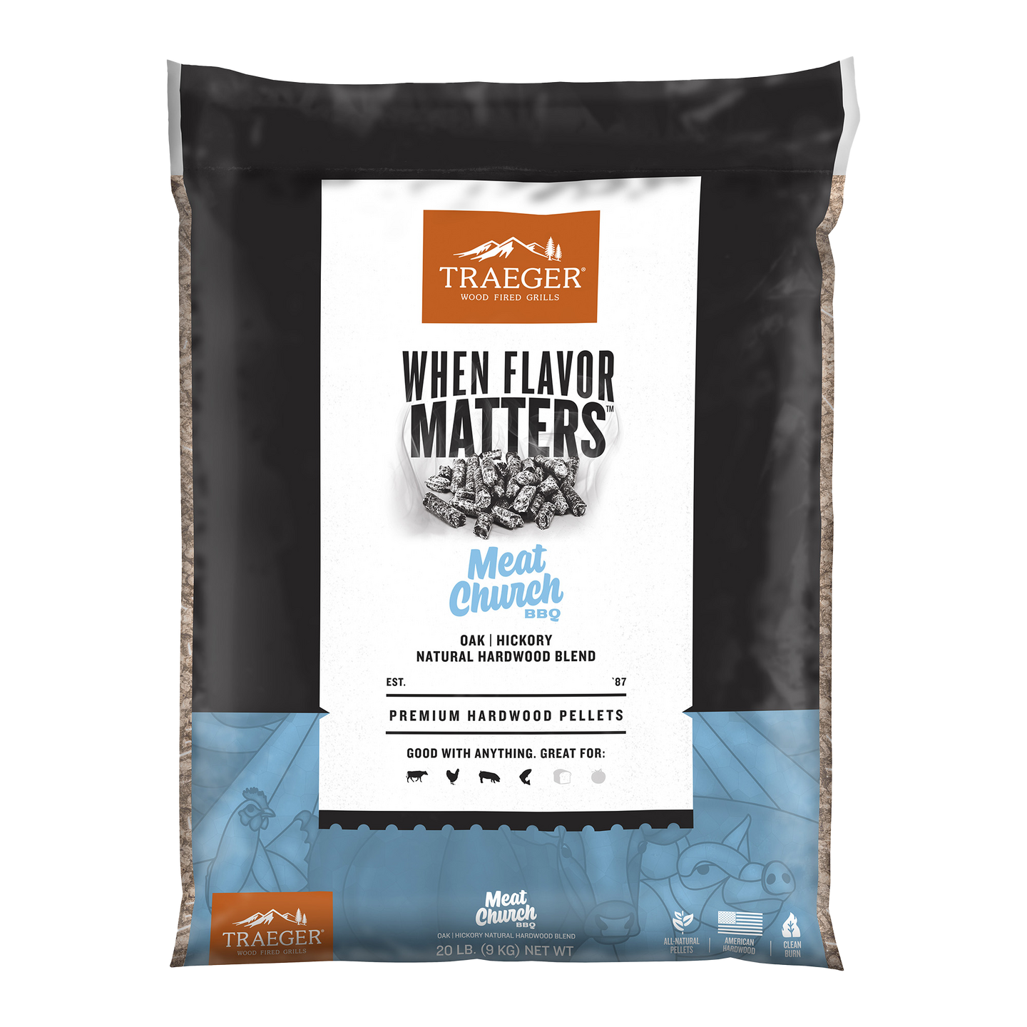 Meat Church BBQ Blend Pellets