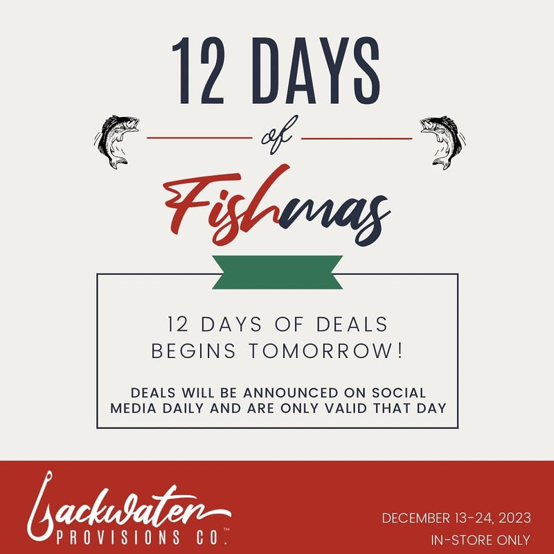 Shop our Holiday 12 Days of Fishmas Daily Specials