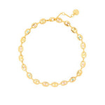 Enamel Mariner Chain Anklet