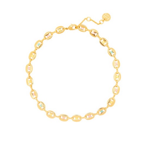 Enamel Mariner Chain Anklet