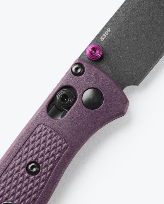 Benchmade Mini Bugout Dark Purple Grivory