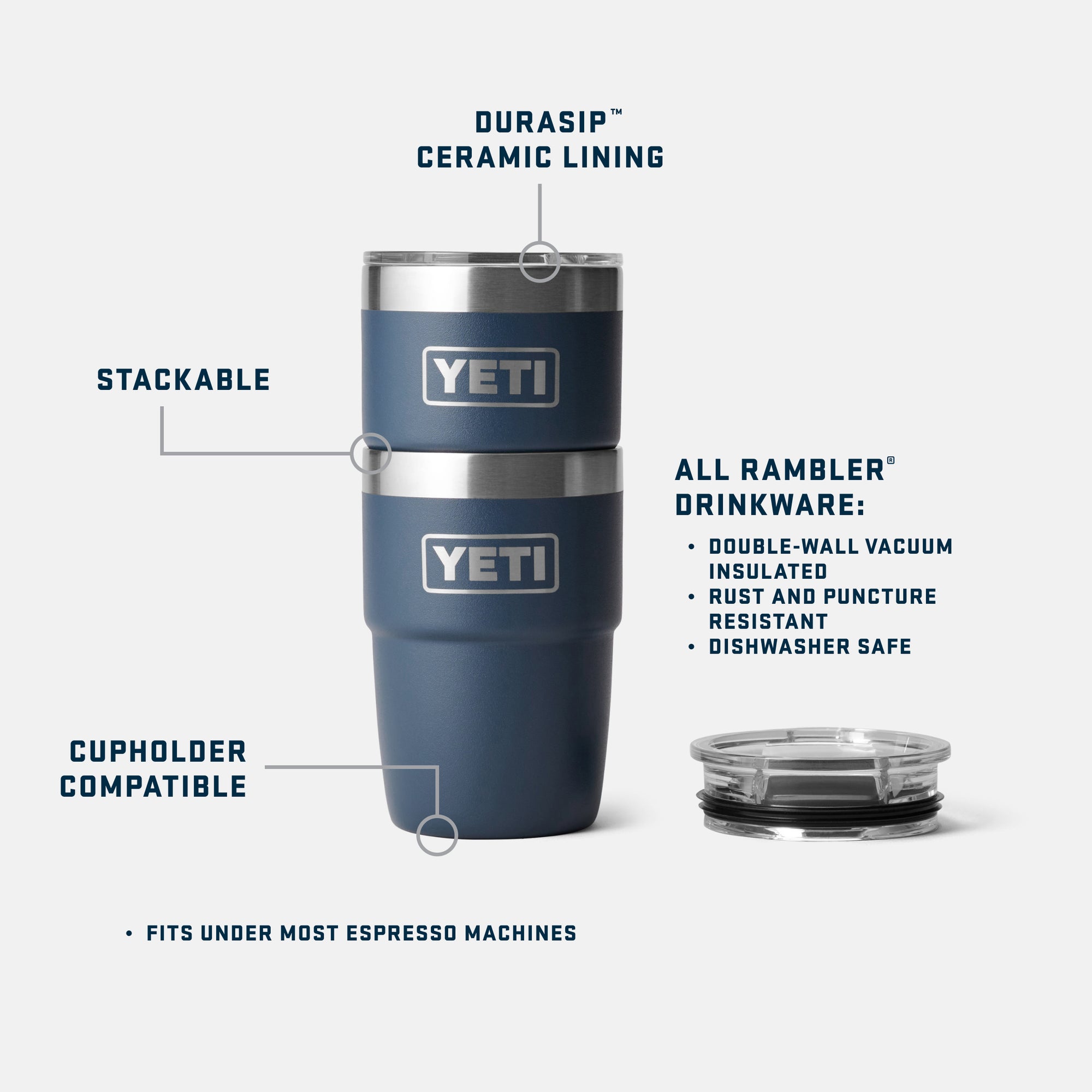 Rambler 8oz Stackable Cups