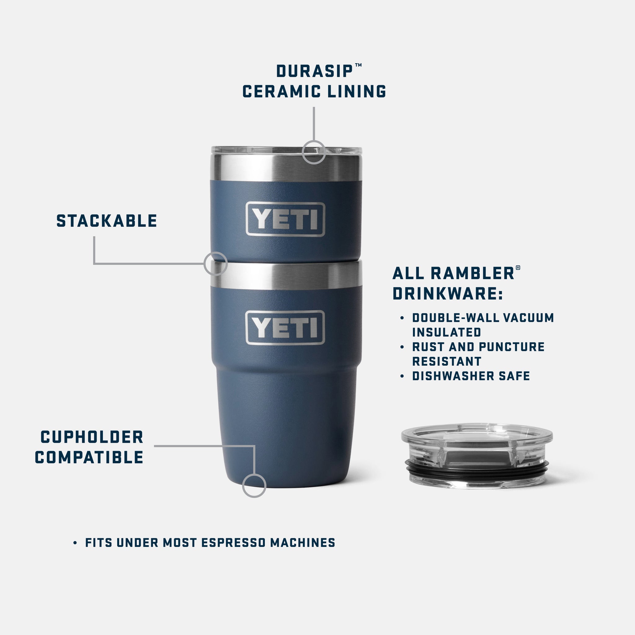 Rambler 8oz Stackable Cups