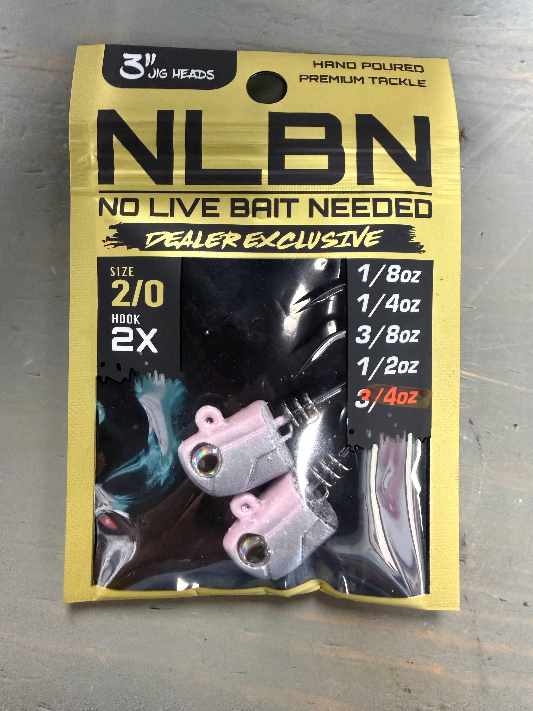 NLBN 8" Jigs 3/4 oz