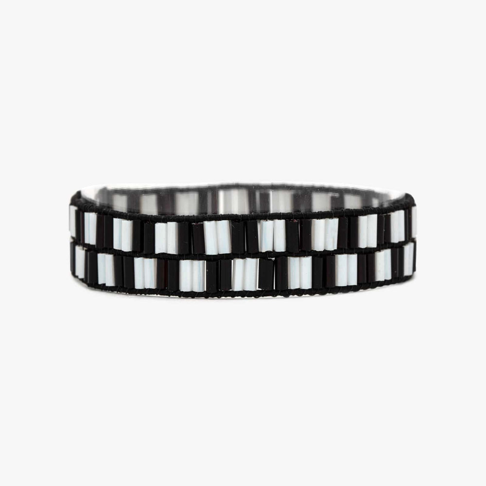 Checkerboard Seed Stretch Ring