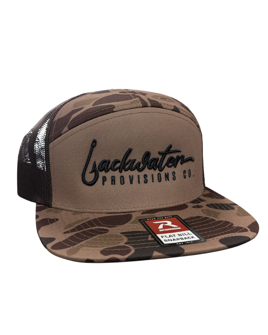 Flat Bill Snapback Logo Hat