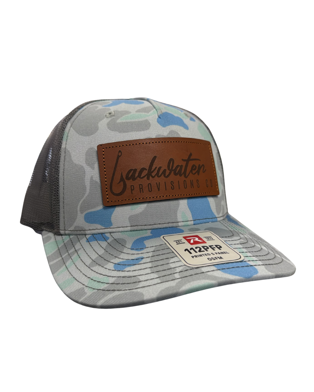 Leather Logo Trucker Hat