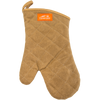 BBQ Mitt - Brown Canvas & Leather