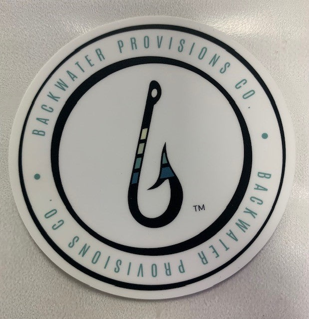 Stickers Backwater Circle with Hook