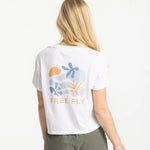 Women's Coral Tee White