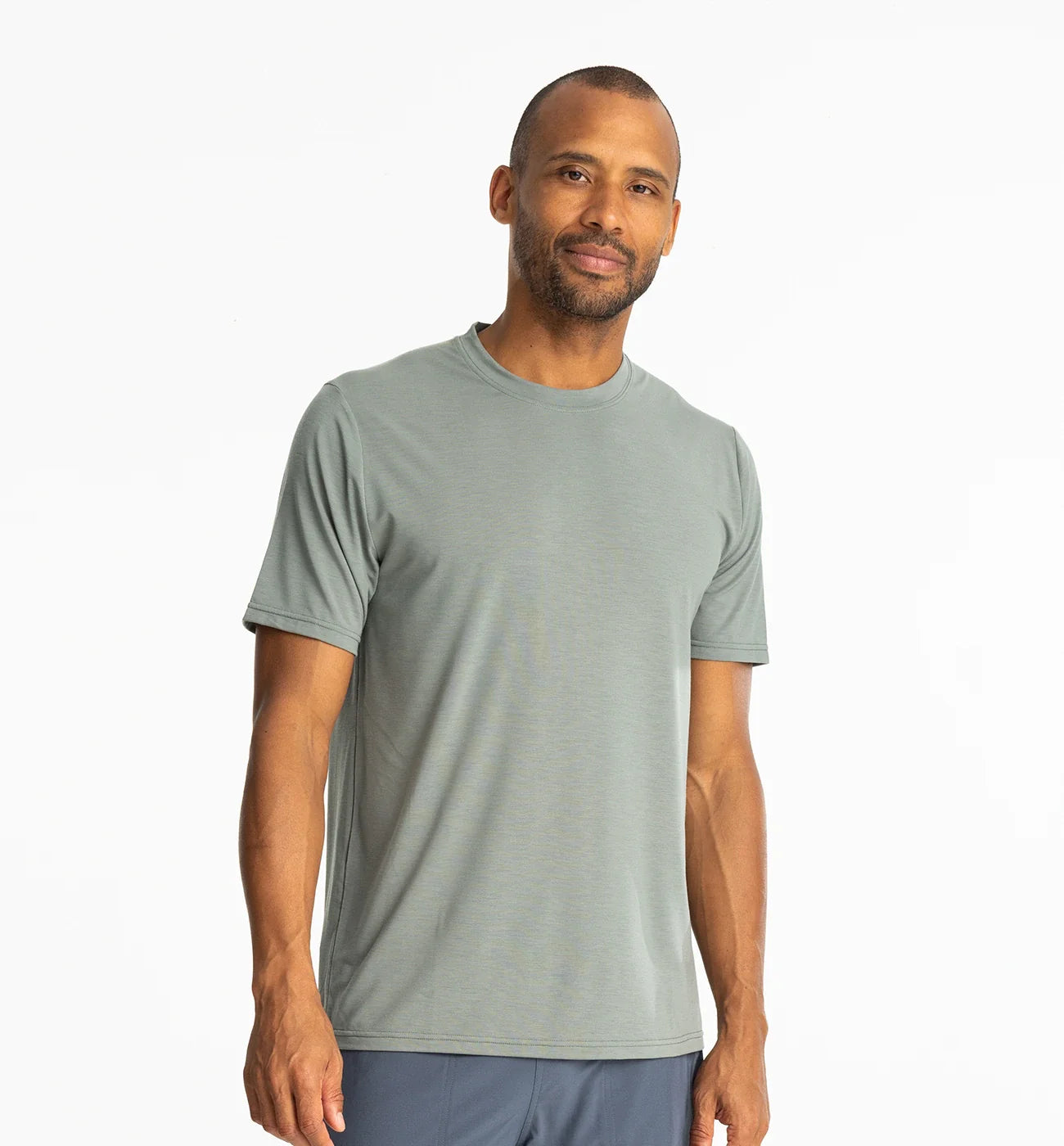 Men's Elevate Lightweight Tee Agave Green