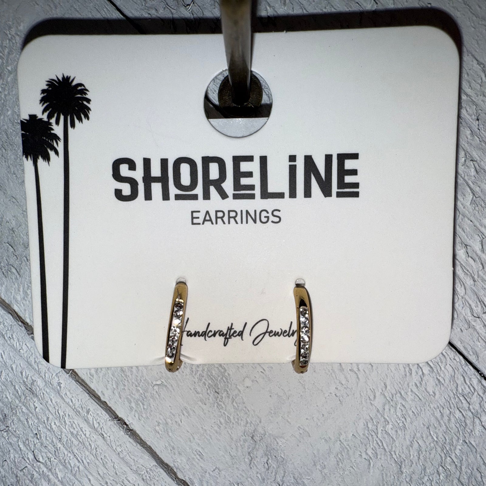 Diamond Hoop Earrings