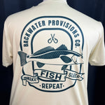 Wake, Fish, Sleep, Repeat S/S SPF 50 Performance T-Shirt