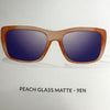 Annette Peach Frame/Blue Glass