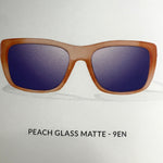 Annette Peach Frame/Blue Glass