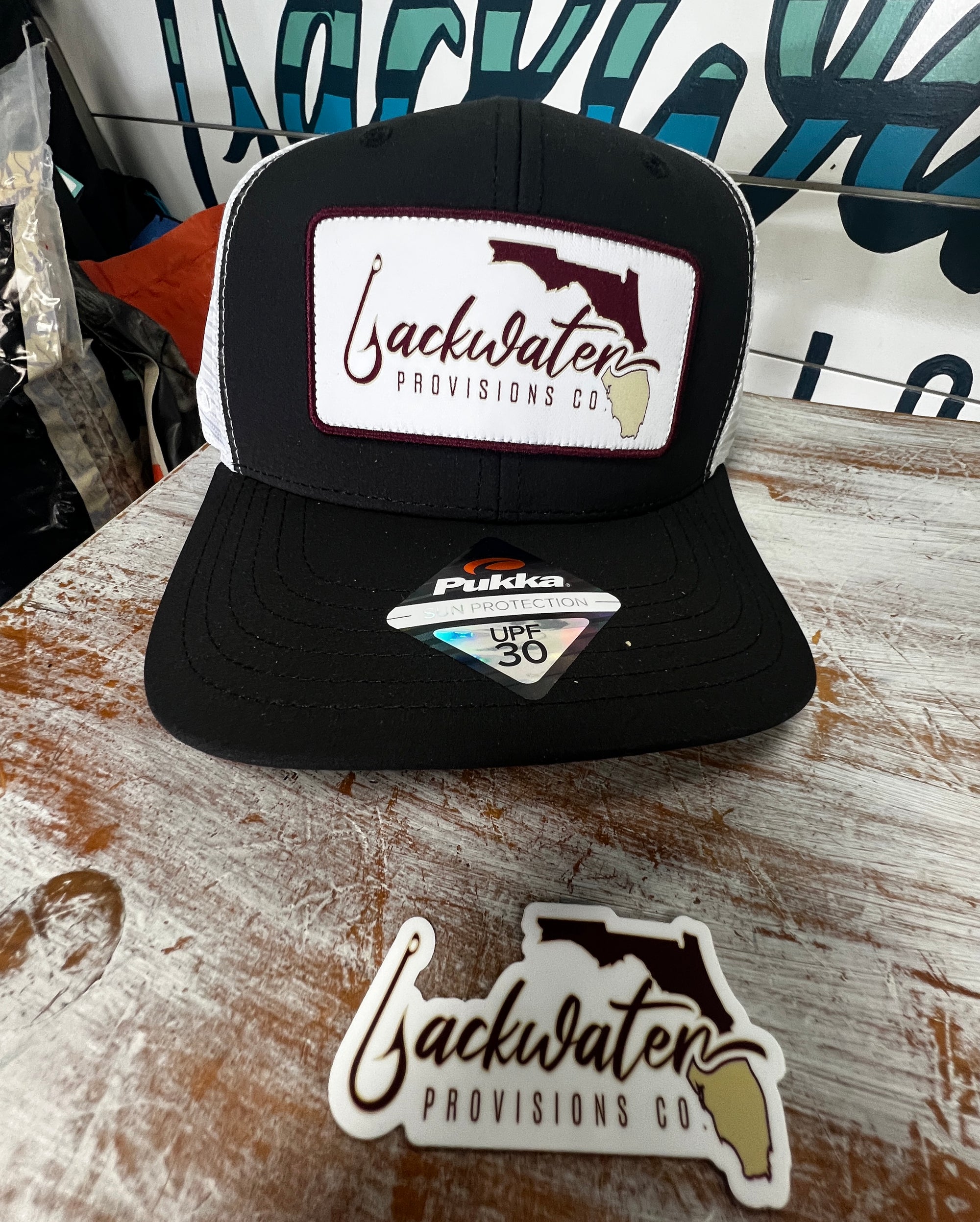 Garnet and Gold Logo Backwater Hat