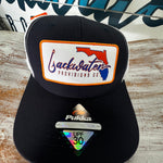 Orange and Blue Logo Backwater Hat