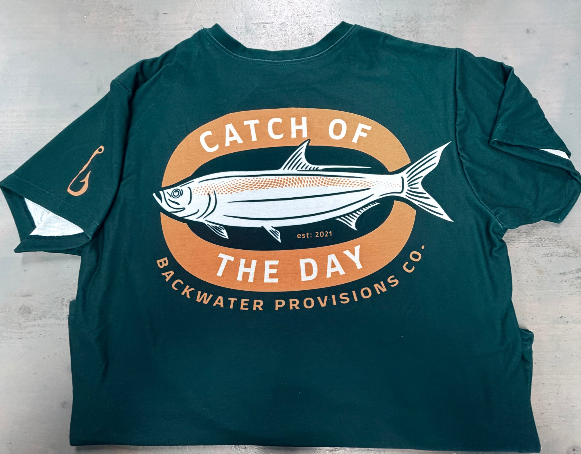 Kids Catch of the Day Short Sleeve Performance Tee (Copy)