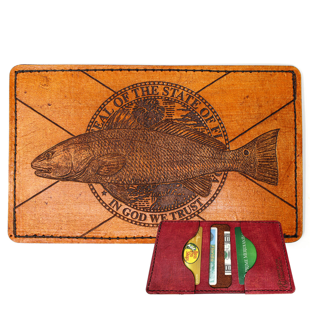 Mid Size Leather Flag Wallets