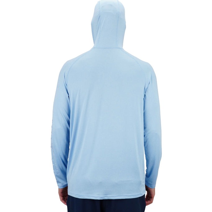 Men's Samurai 2 Hoodie LS Airy Blue Heather