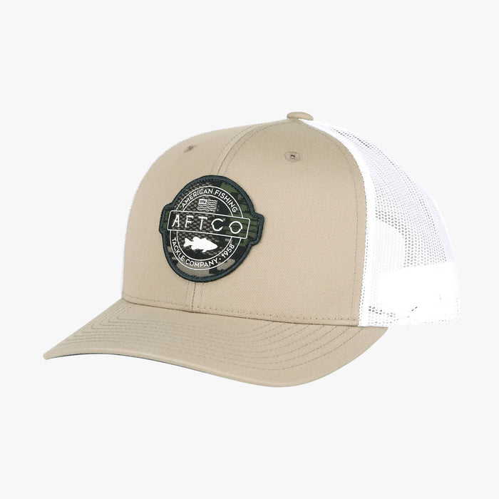 Bass Camo Patch Trucker Hat