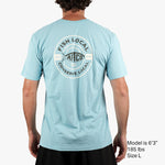 Classico SS Fish Local T-Shirt Milky Blue Heather