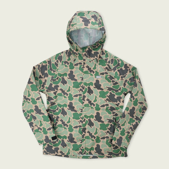 Men's Gulfport Rain Jacket Green Camo