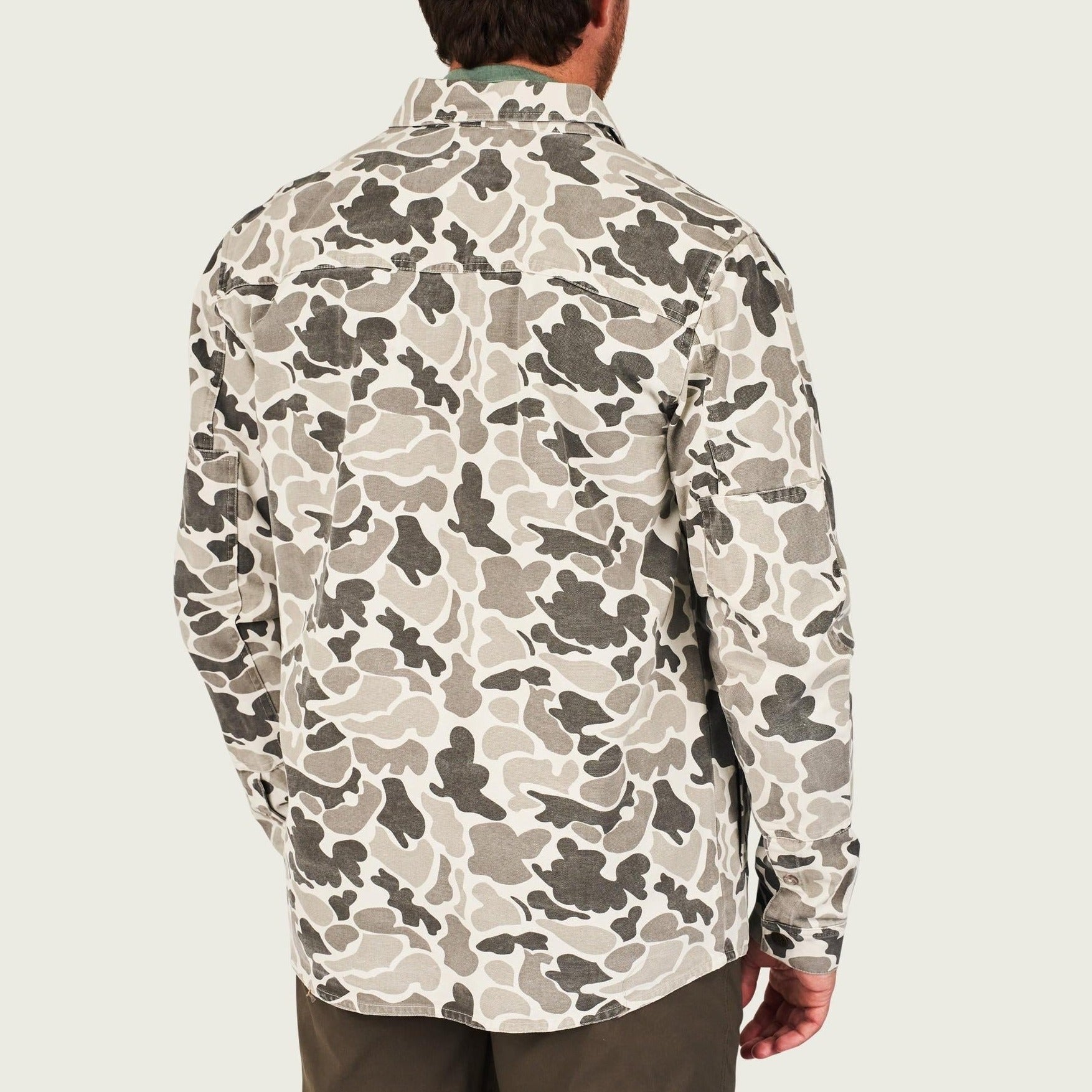 Men's Delano Shacket Stone Mallard Camo