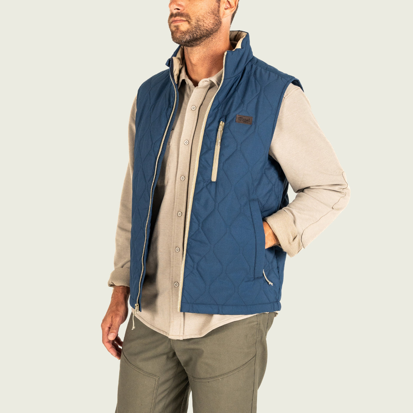 Barnwell Pull Full Zip Vest
