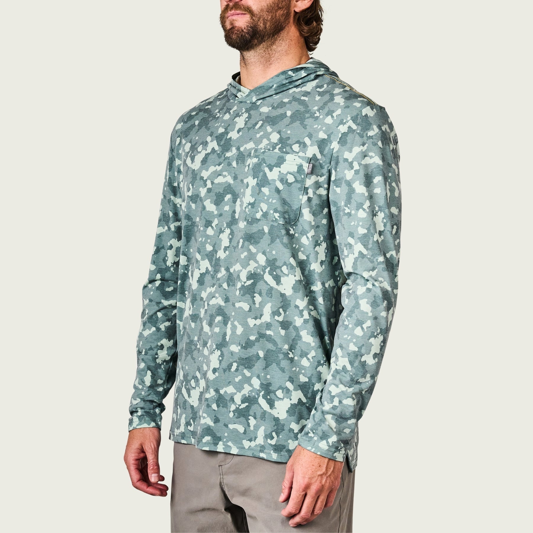 Buxton Hagood LS Lily Pad Foxhole Camo