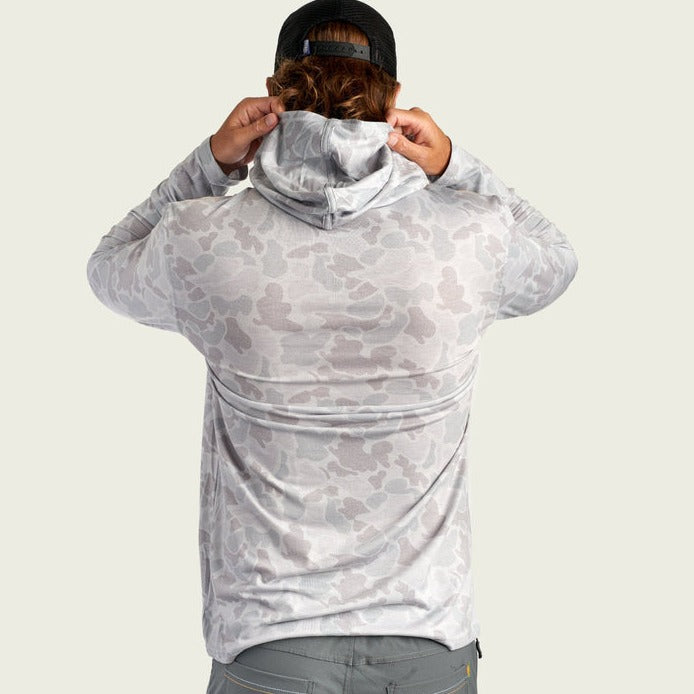 Men's Pamlico Performance Hoodie Gray Camo