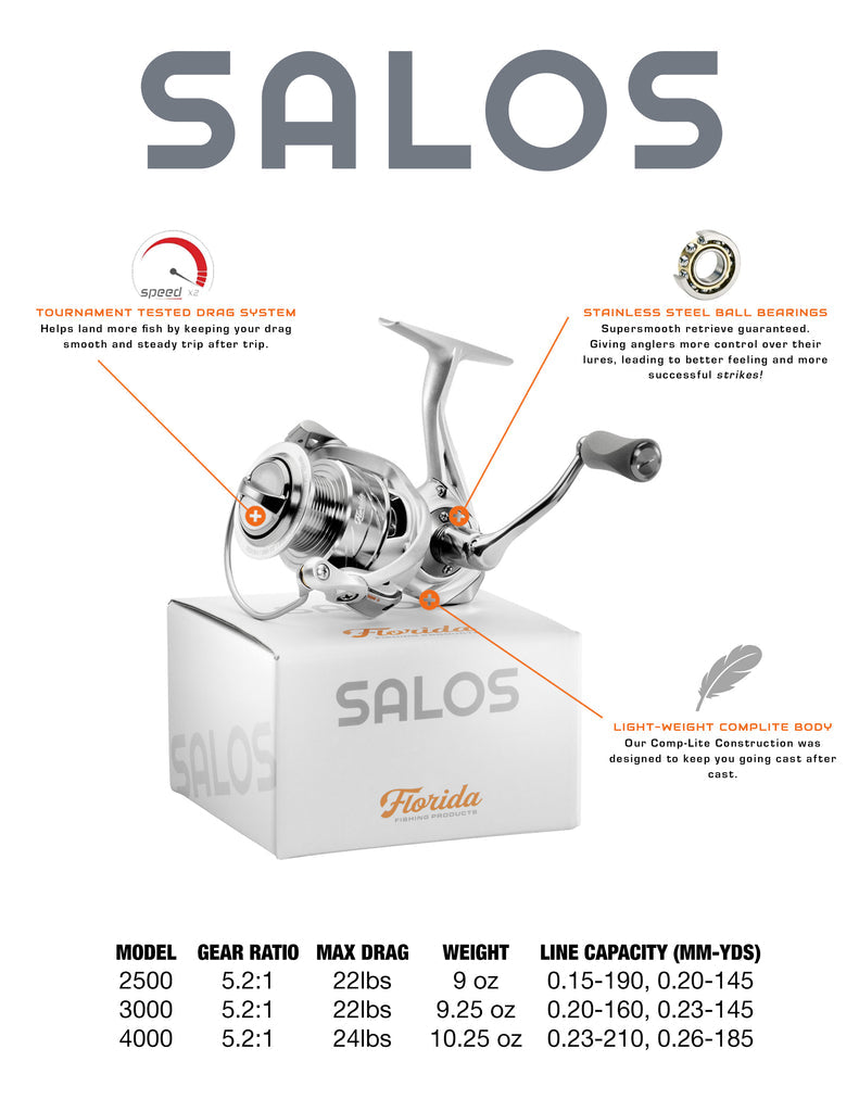 Salos 2500 Spinning Reel