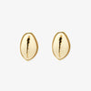 Simple Cowrie Stud Earrings