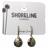 Sand Dollar Hoop Earrings