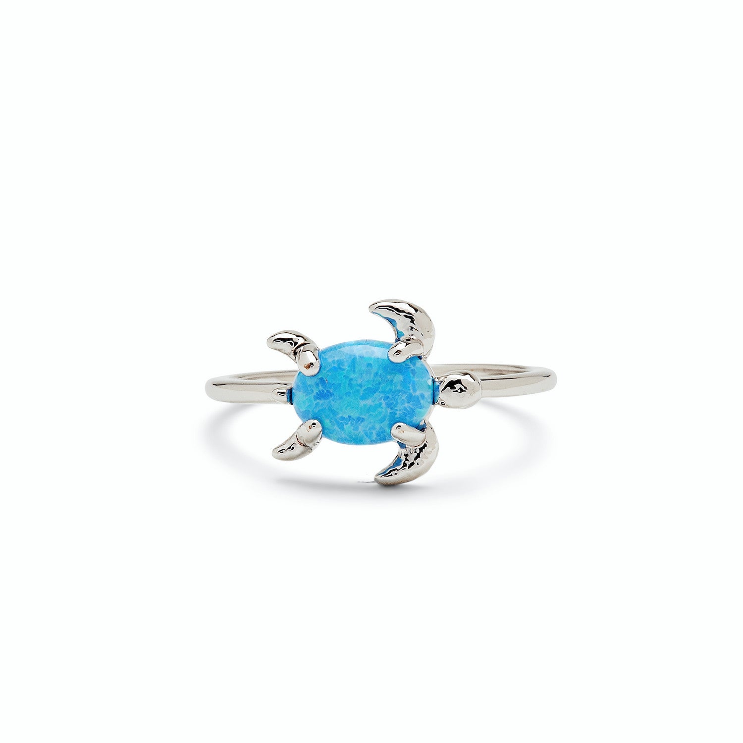 Opal Sea Turtle Ring
