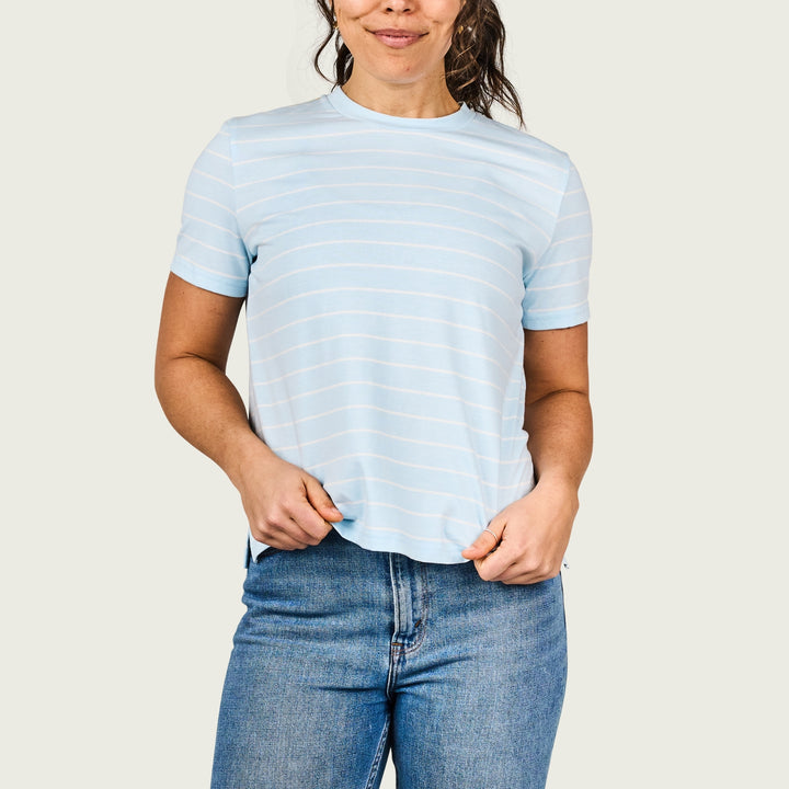 Women's Sanibel Tee Light Blue Heather