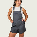 Women's Escape Shortalls - Charcoal