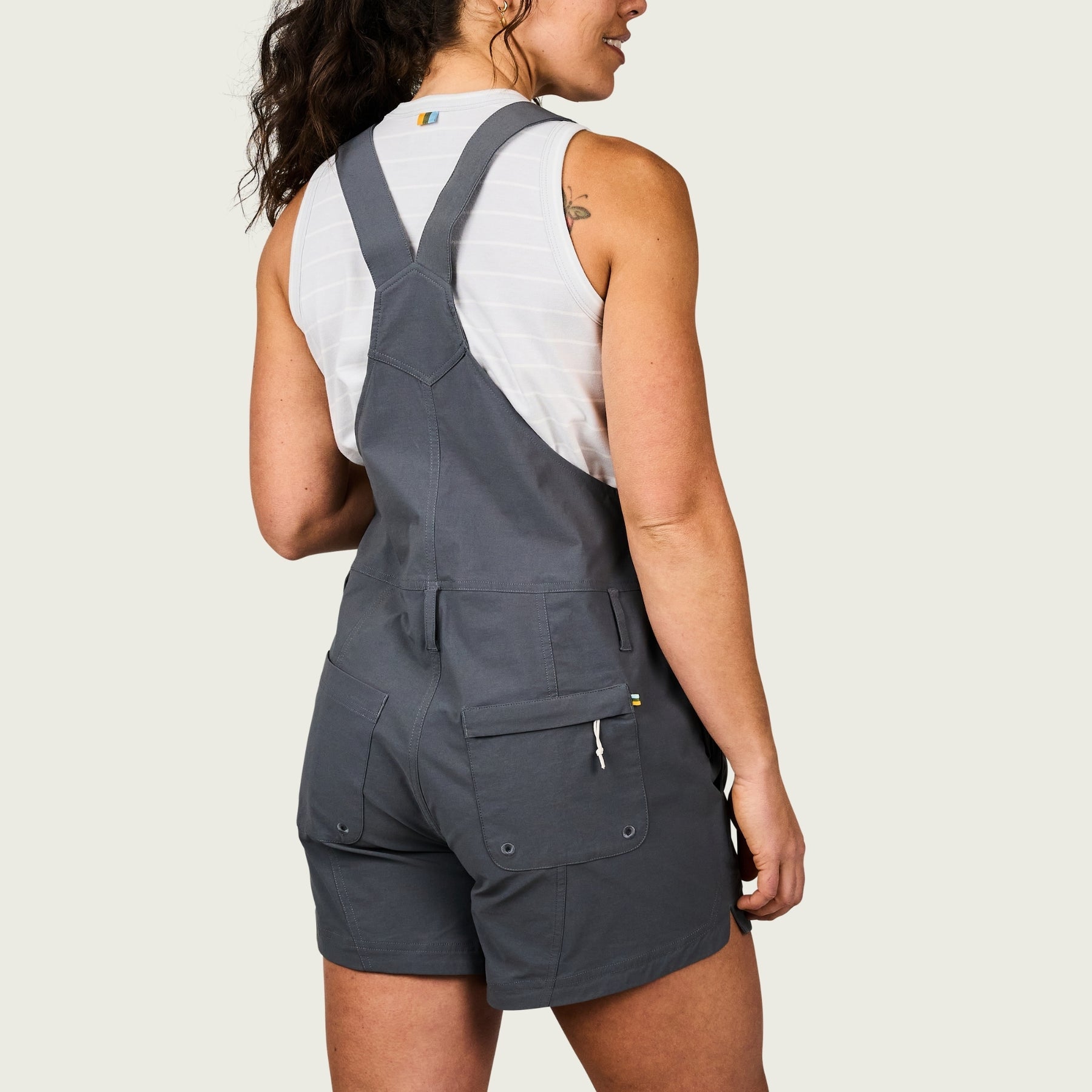 Women's Escape Shortalls - Charcoal