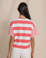 Remi Mixed Stripe Boxy Tee