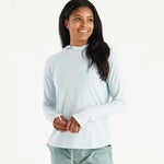 Women's Bamboo Hoodie Heather Tide Pool