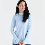 Women's Bamboo Lightweight Hoodie II Clear Sky